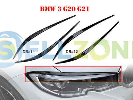 Διχρωμία λεπτά φρύδια για φανάρια BMW 3 G20 G21 - DBa13 DBa14